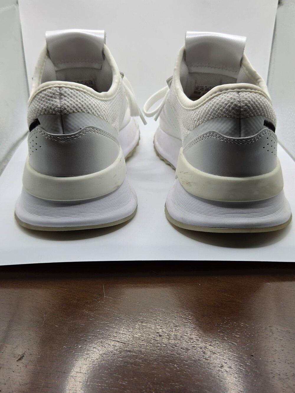 Womens Adidas White Running Sneakers - Picture 4 of 6